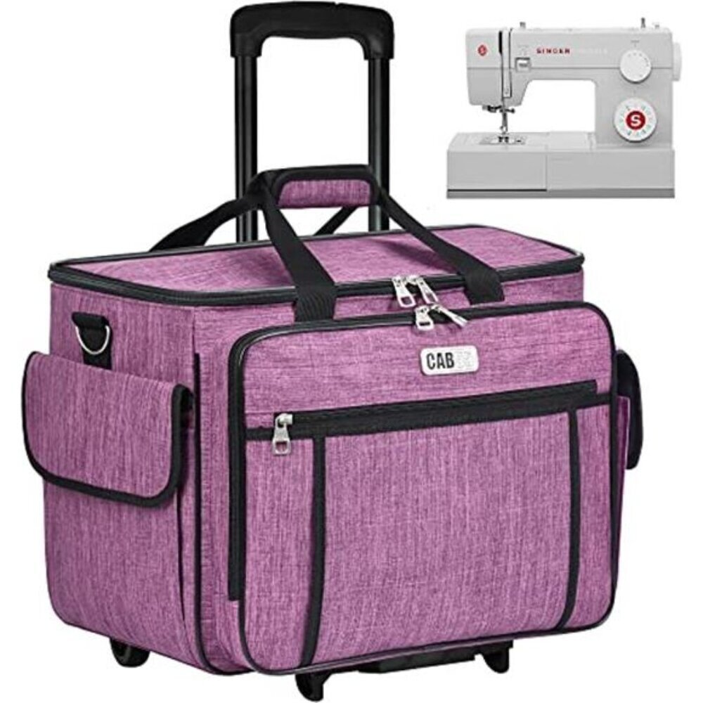 Rolling Sewing Machine Case, Detachable Rolling Sewing Machine Carrying Case